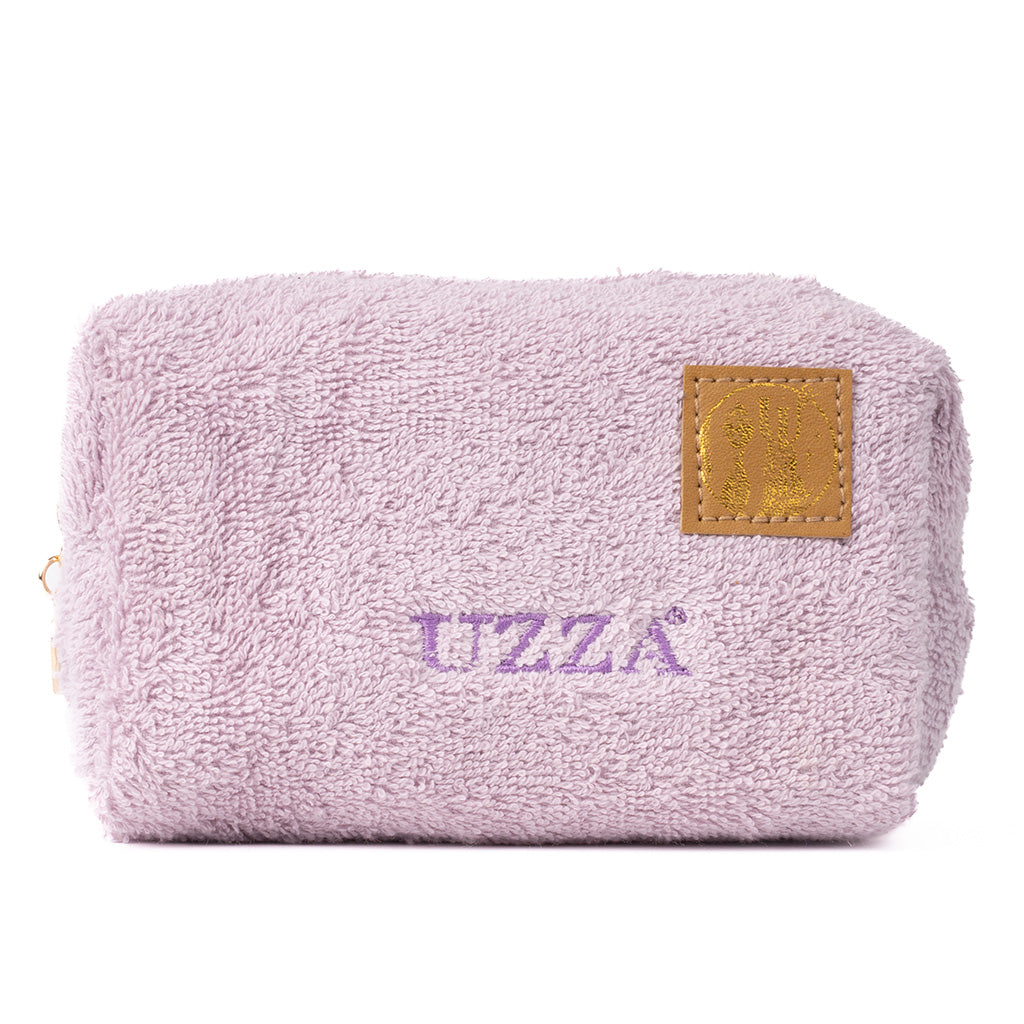 Hot Sale Terry Cloth Makeup Storage Pouch Eco Friendly Purple Personalized  Towel Quilted Cosmetic Bag - China Cosmetic Bag and Makeup Organizer price