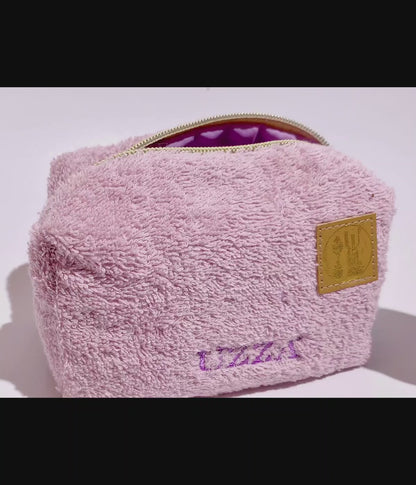 Mini Terry Towel Cosmetic Makeup Bag